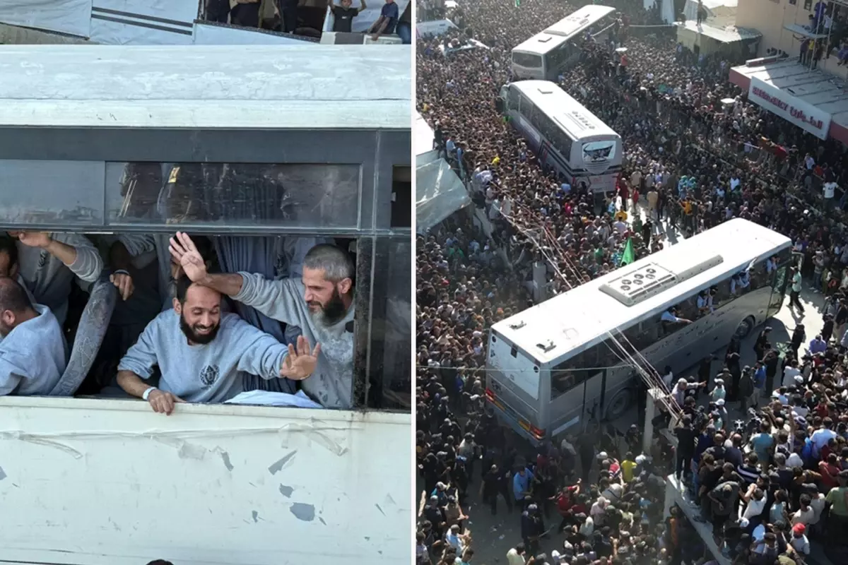 israilin serbest biraktigi filistinli esirler gazzede rLBzTqUr.jpg