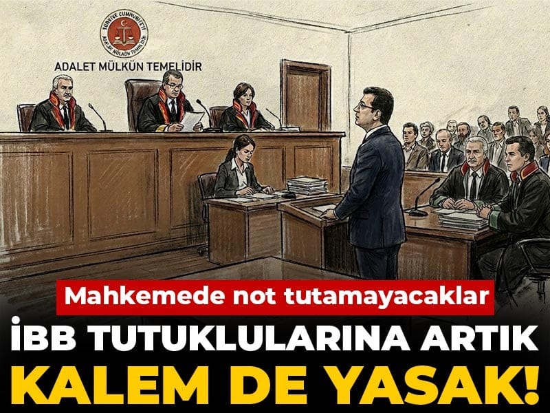 İBB Tutuklularına Kalem Yasağı Geldi: Mahkemede Not Tutma İmkânı Kaldı mı?