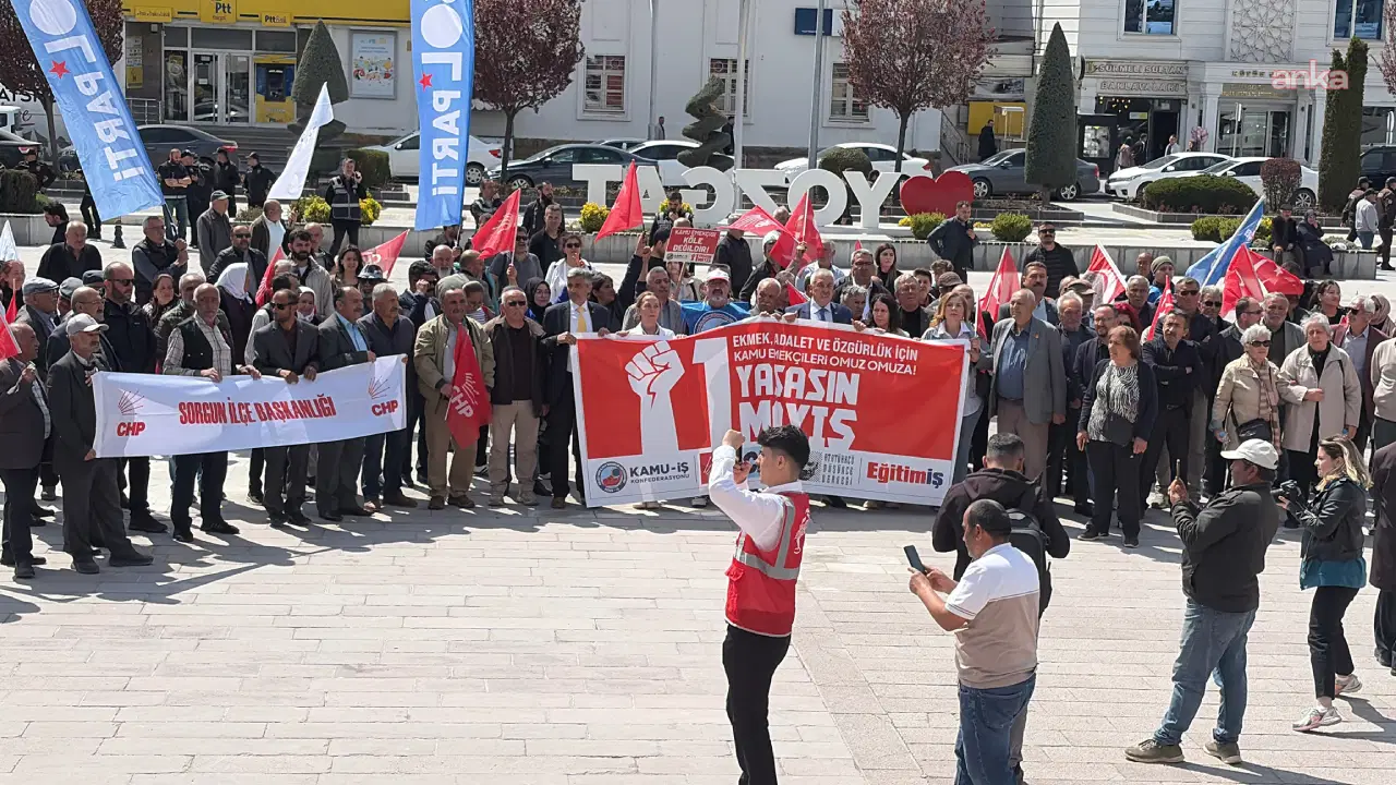 Yozgat’ta 16 Yıl Aradan Sonra 1 Mayıs Emek ve Dayanışma Günü Coşkuyla Kutlandı