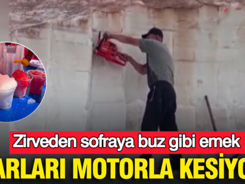 Karlari motorla kesiyor toroslarin zirvesinden gelen lezzet fQZxeLyC